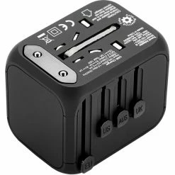 CAMPZ Universal Travel Adapter black -Outdoor Accessories Sales campz universal travel adapter black 4