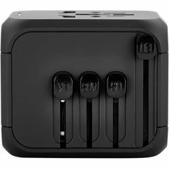 CAMPZ Universal Travel Adapter black -Outdoor Accessories Sales campz universal travel adapter black 6