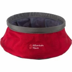 Mountain Paws Water Bowl L Foldable red