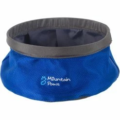 Mountain Paws Water Bowl S Foldable blue
