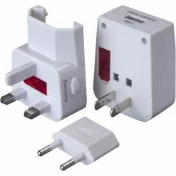 Basic Nature Universal Plug Adapter USB -Outdoor Accessories Sales relags universal steckeradapter usb 4